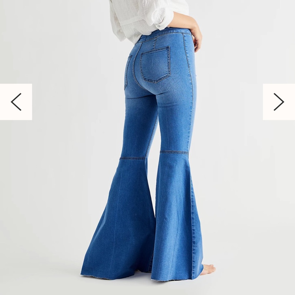 Free People Just Float On Flare Jeans